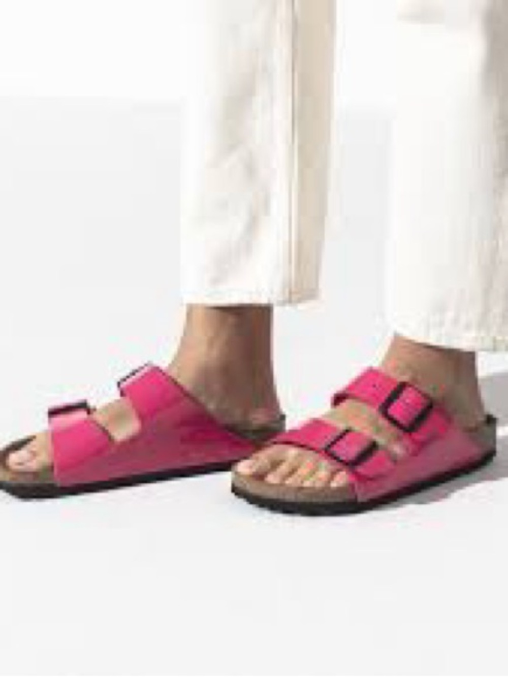 Birkenstock • Arizona Patent Pink Sandals Sz 40 - Picture 11 of 11